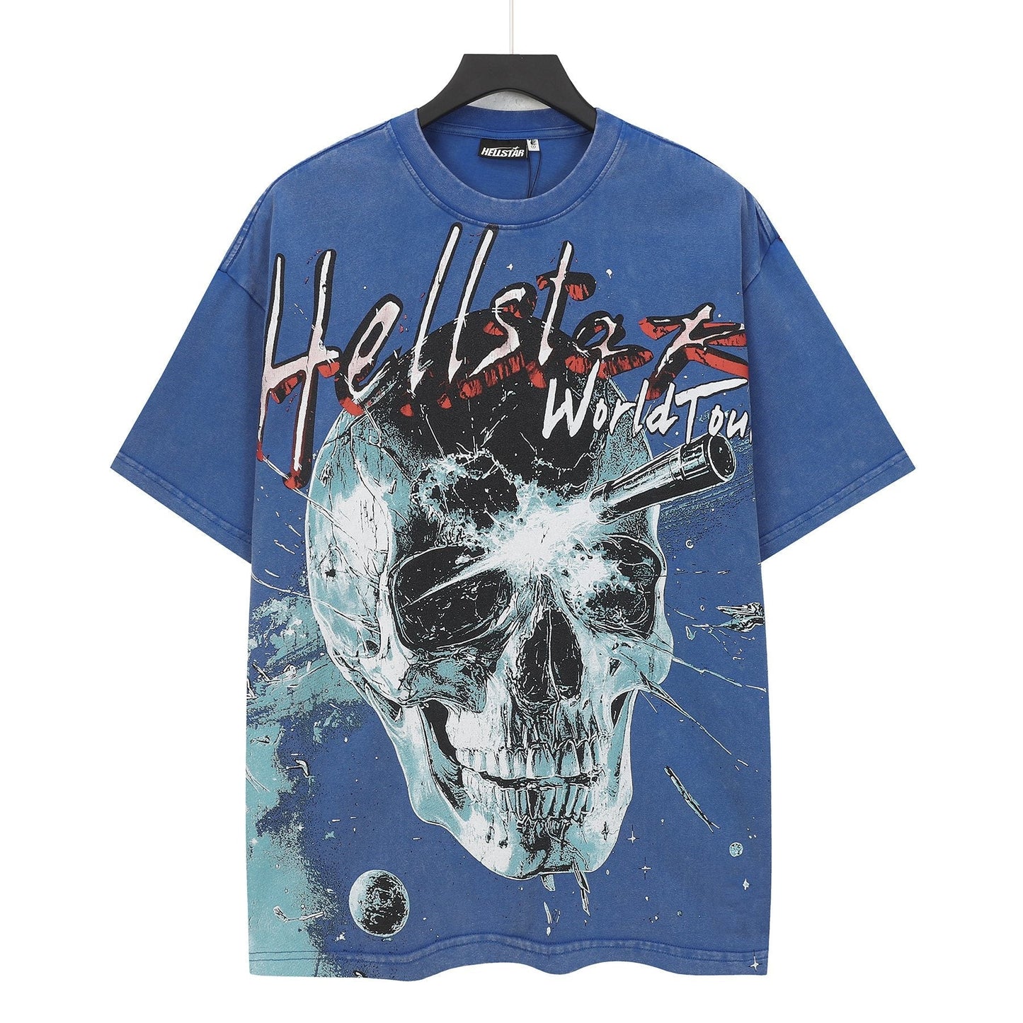 HS Skull & City-List Graphic T-Shirt ¡ª front