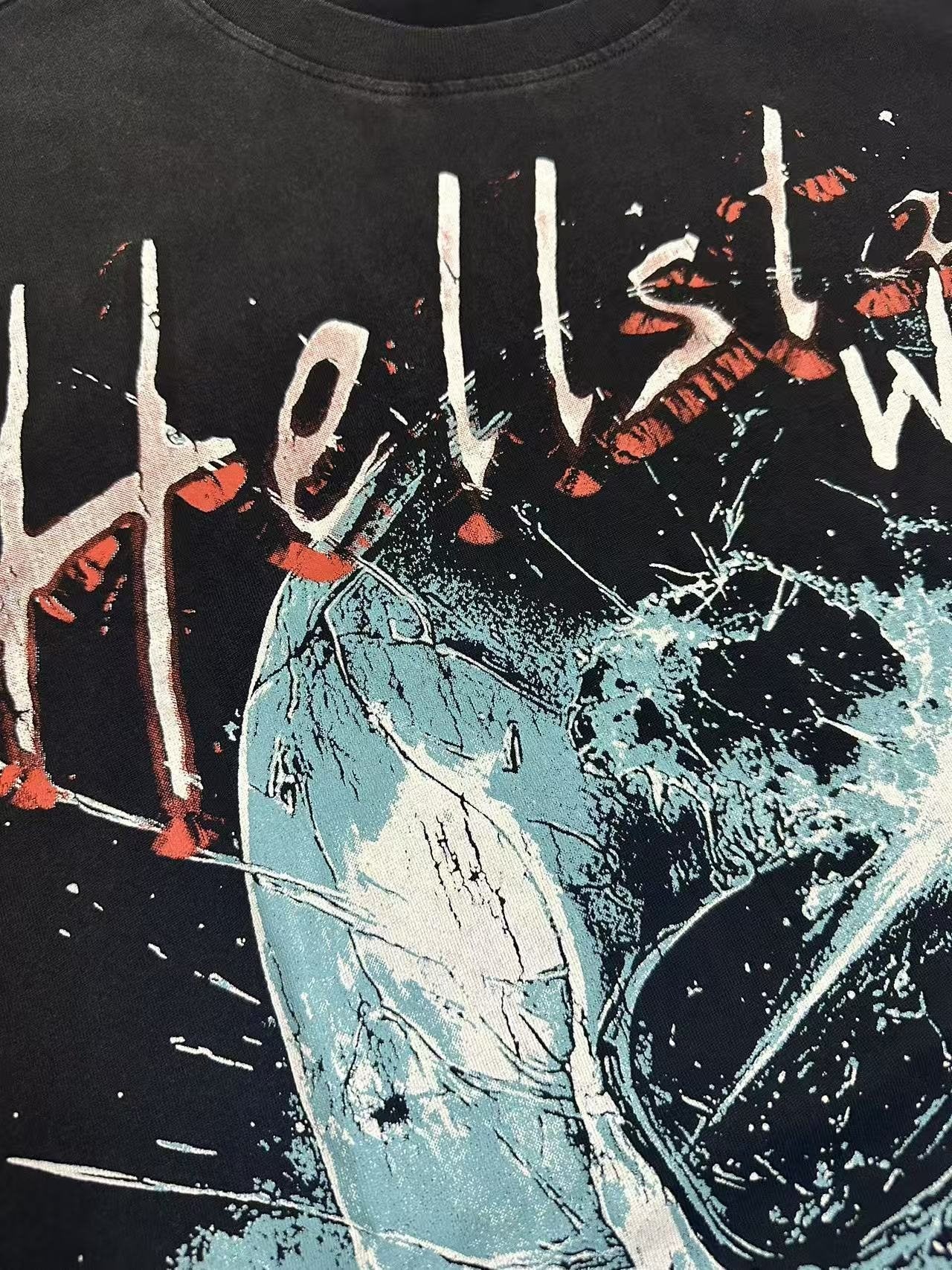 HS Skull & City-List Graphic T-Shirt ¡ª detail