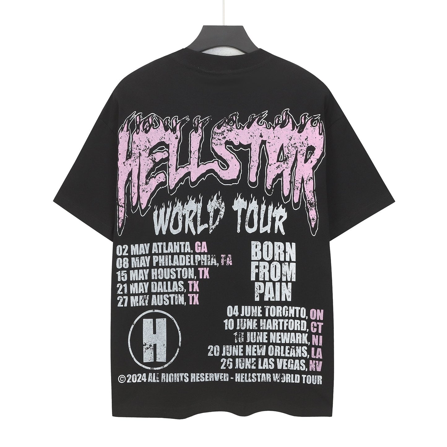 HS Born From Pain World Tour Graphic T-Shirt ¡ª back
