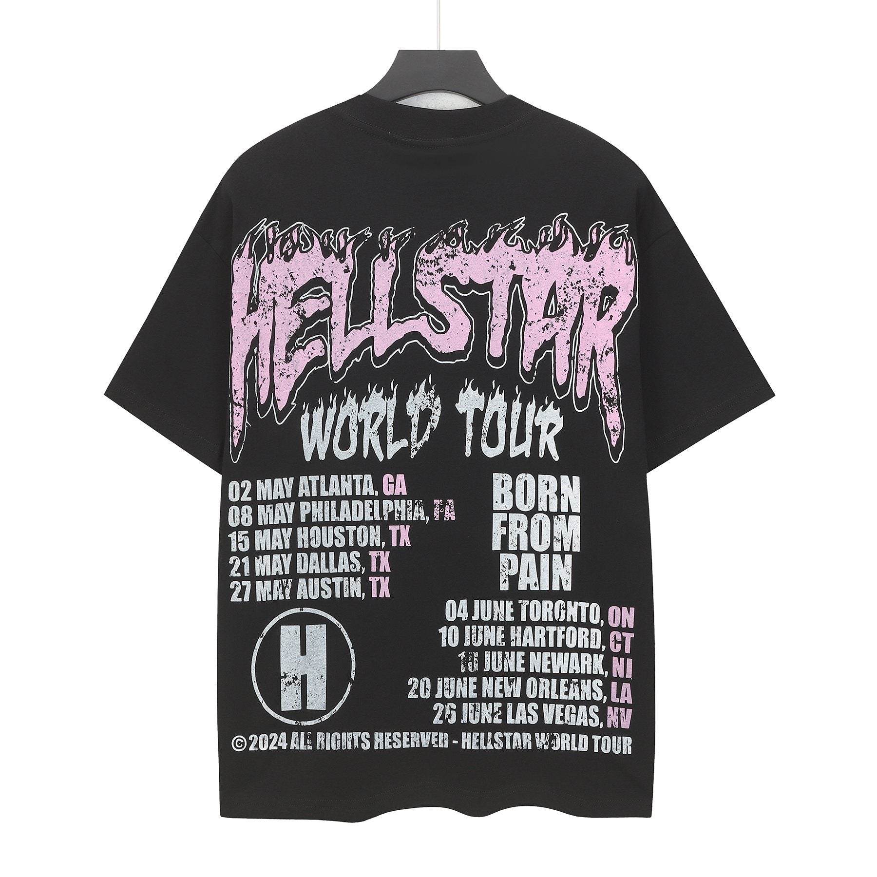 HS Born From Pain World Tour Graphic T-Shirt ¡ª back
