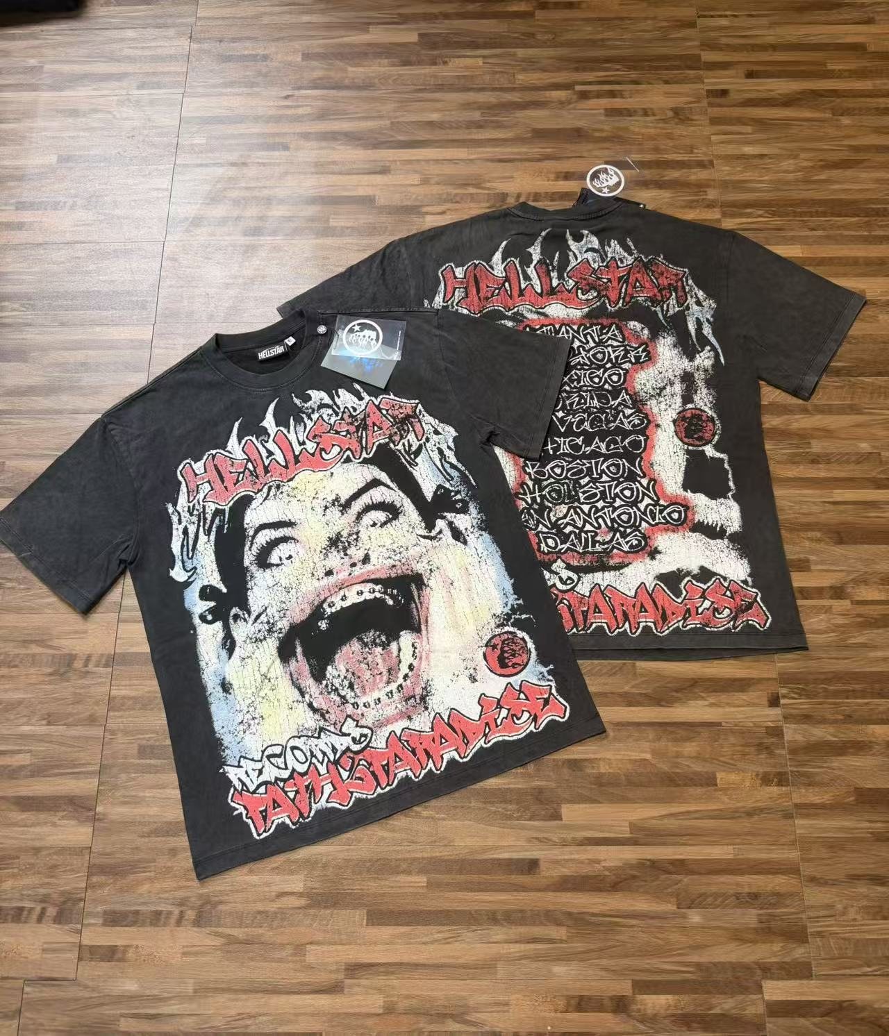 HS Distressed Graphic Short-Sleeve T-Shirt ¡ª context