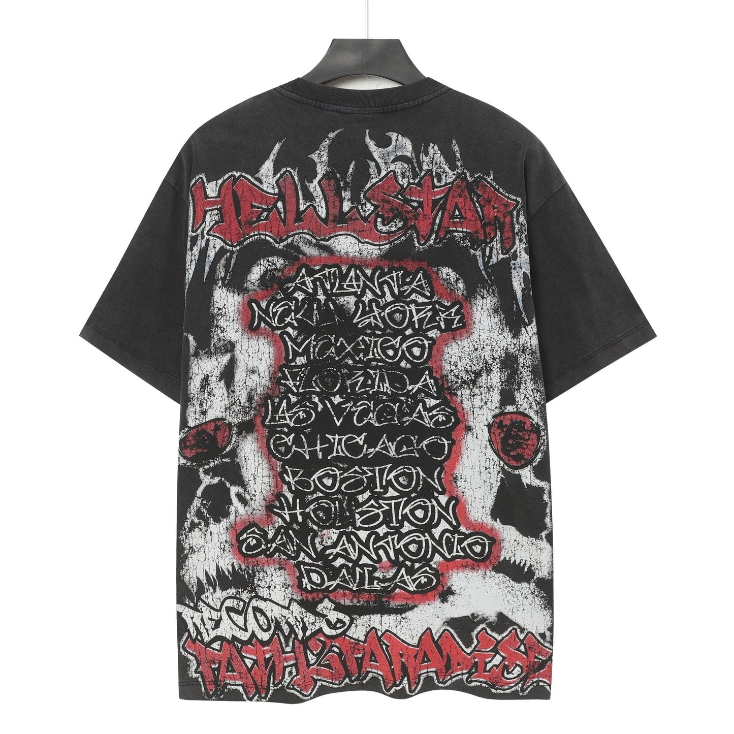 HS Distressed Graphic Short-Sleeve T-Shirt ¡ª back