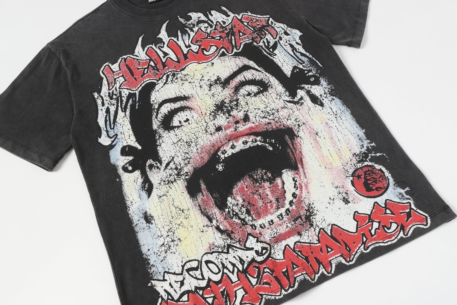 HS Distressed Graphic Short-Sleeve T-Shirt ¡ª detail