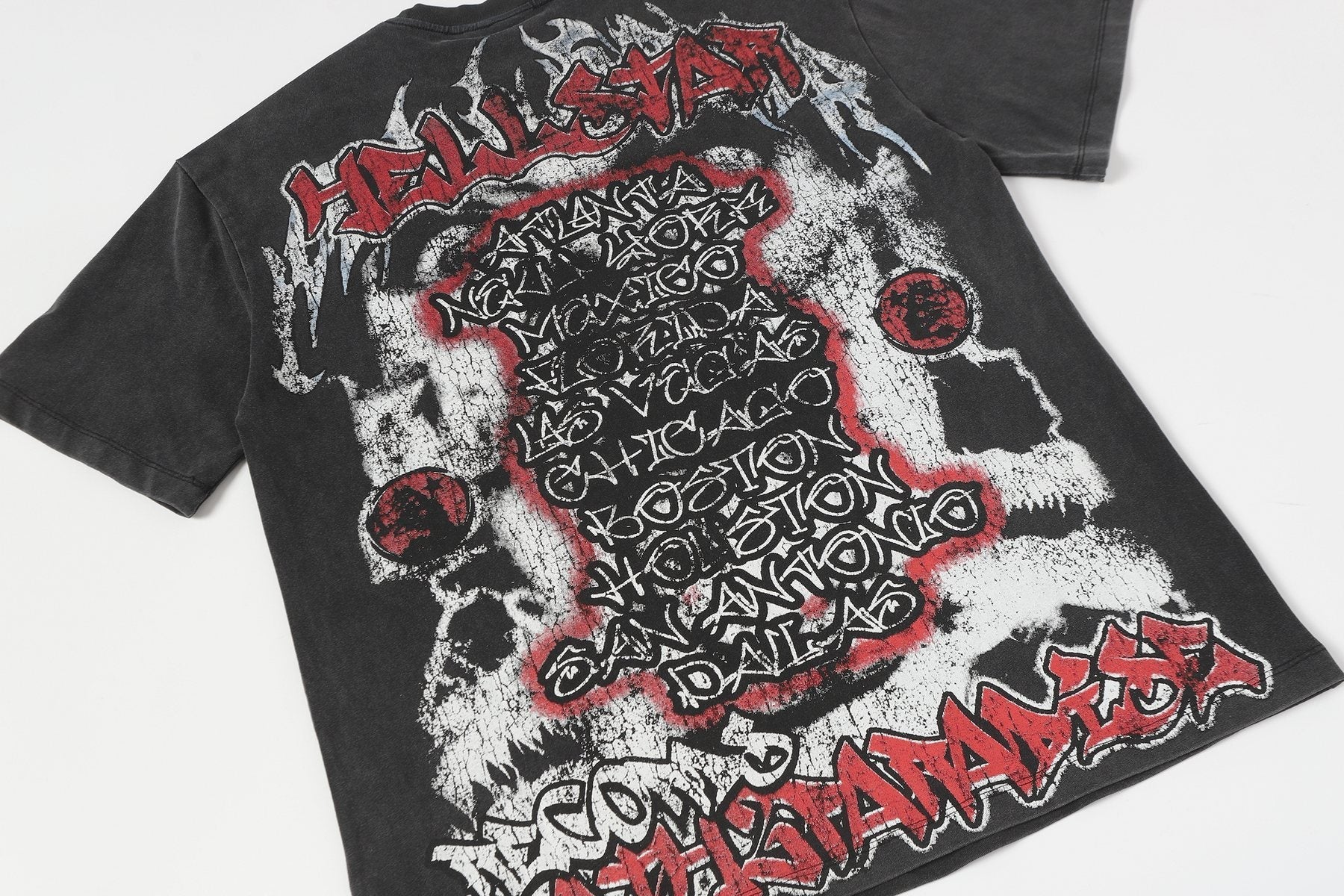 HS Distressed Graphic Short-Sleeve T-Shirt ¡ª detail