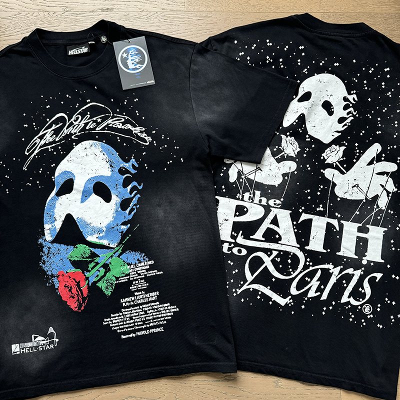 HS Path to Paris Skull & Rose Graphic T-Shirt ¡ª comparison