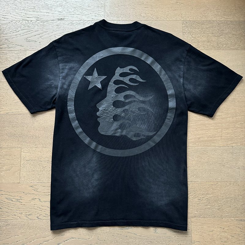 HS Washed Black Rhinestone Graphic T-Shirt ¡ª back