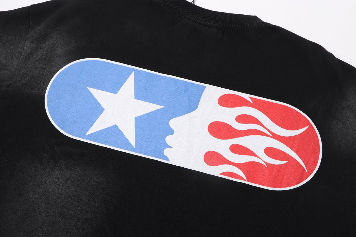 HS Star Flame Capsule Graphic T-Shirt ¡ª detail