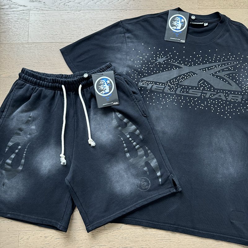 HS Tonal Vector Logo T-Shirt and Shorts Set ¡ª front
