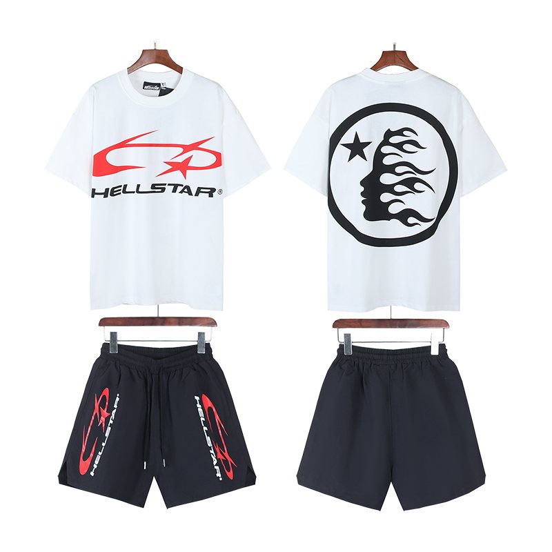 HS Star Circle T-Shirt and Shorts Set ¡ª front
