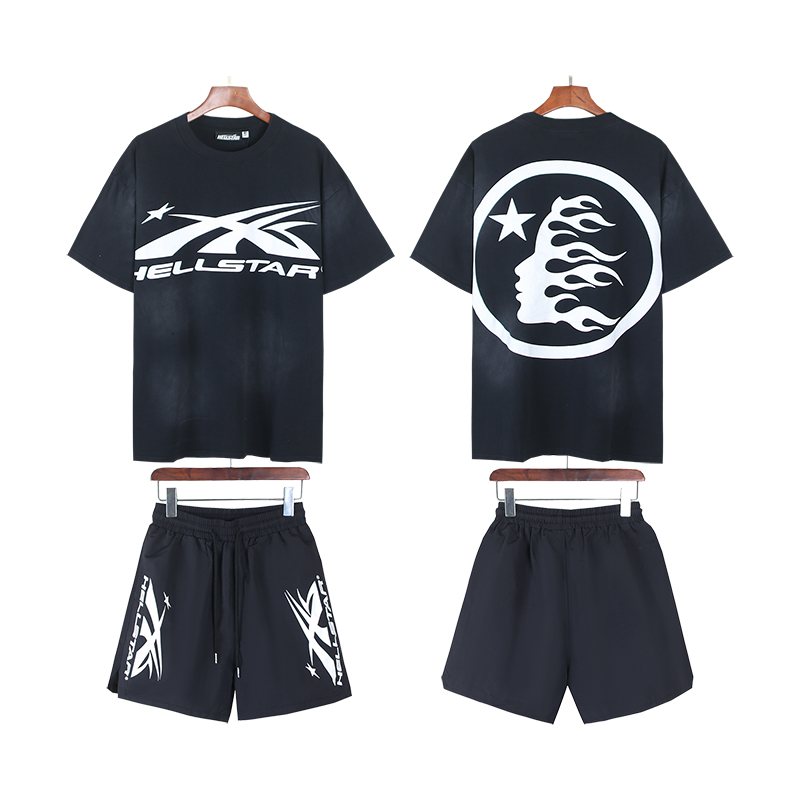 HS Star Circle T-Shirt and Shorts Set ¡ª front