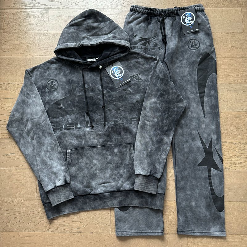 HS Tonal Star Hoodie and Pants Set ¡ª front