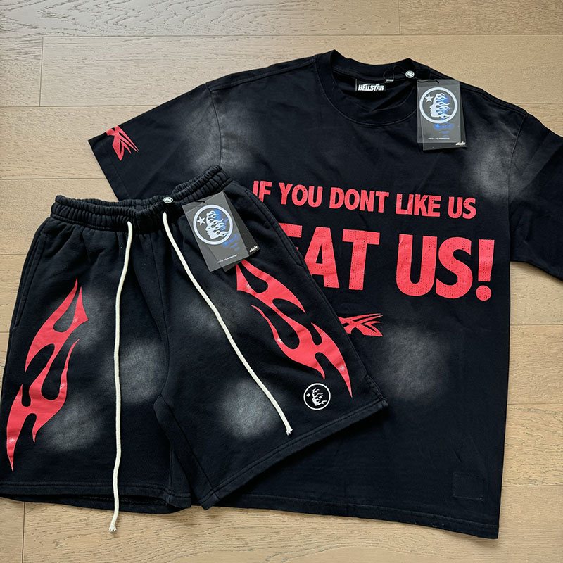 HS Eat Us Star Graphic Short-Sleeve Set ¡ª back