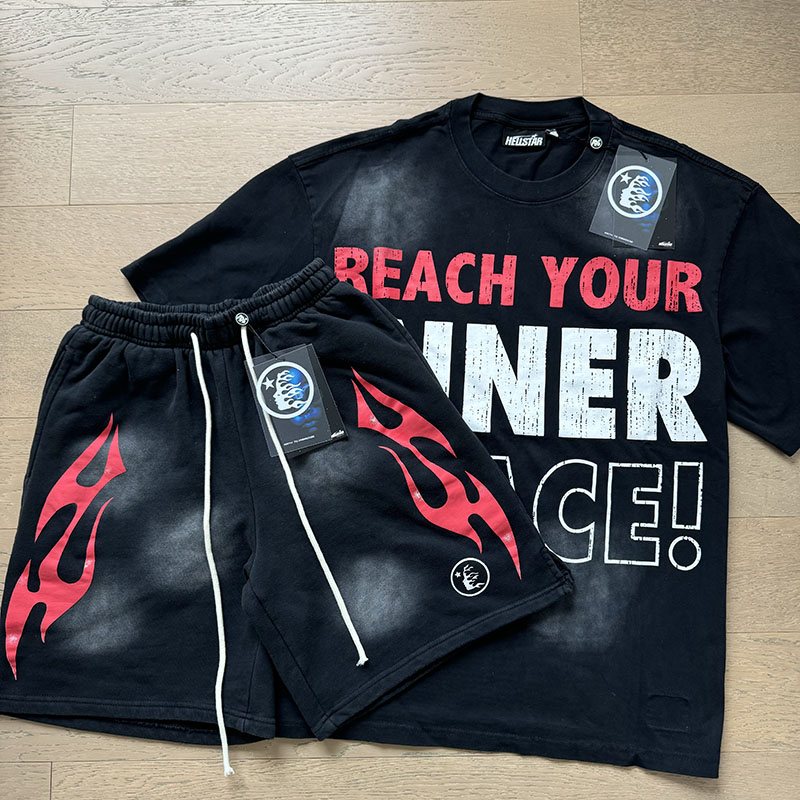 HS Reach Your Inner Peace T-Shirt & Shorts Set ¡ª front