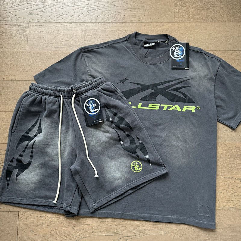 HS Angular Star Logo T-Shirt & Shorts Set ¡ª front