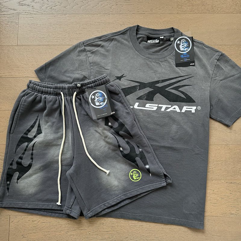 HS Angular Star Logo T-Shirt & Shorts Set ¡ª front