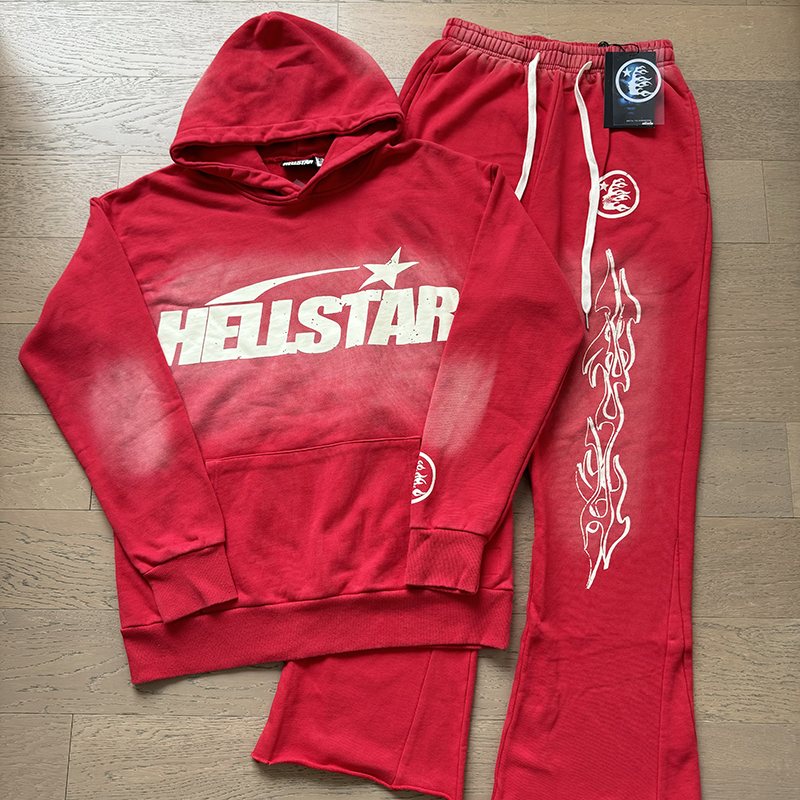 HS Large Star Hoodie & Sweatpants Set ¡ª front