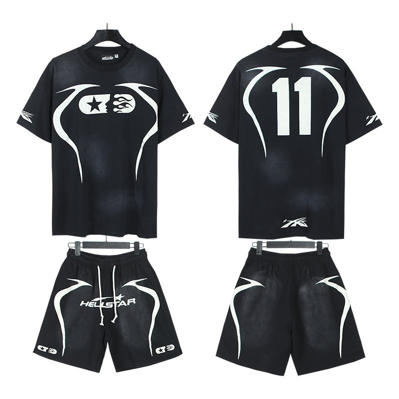 HS Number 11 T-Shirt and Shorts Set ¡ª front