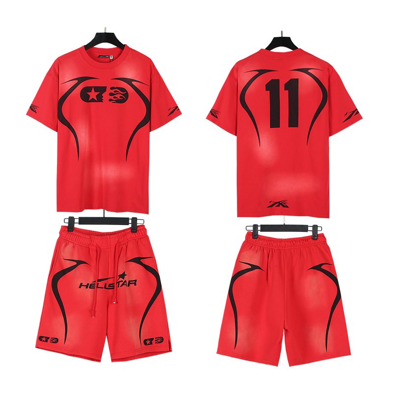 HS Number 11 T-Shirt and Shorts Set ¡ª front