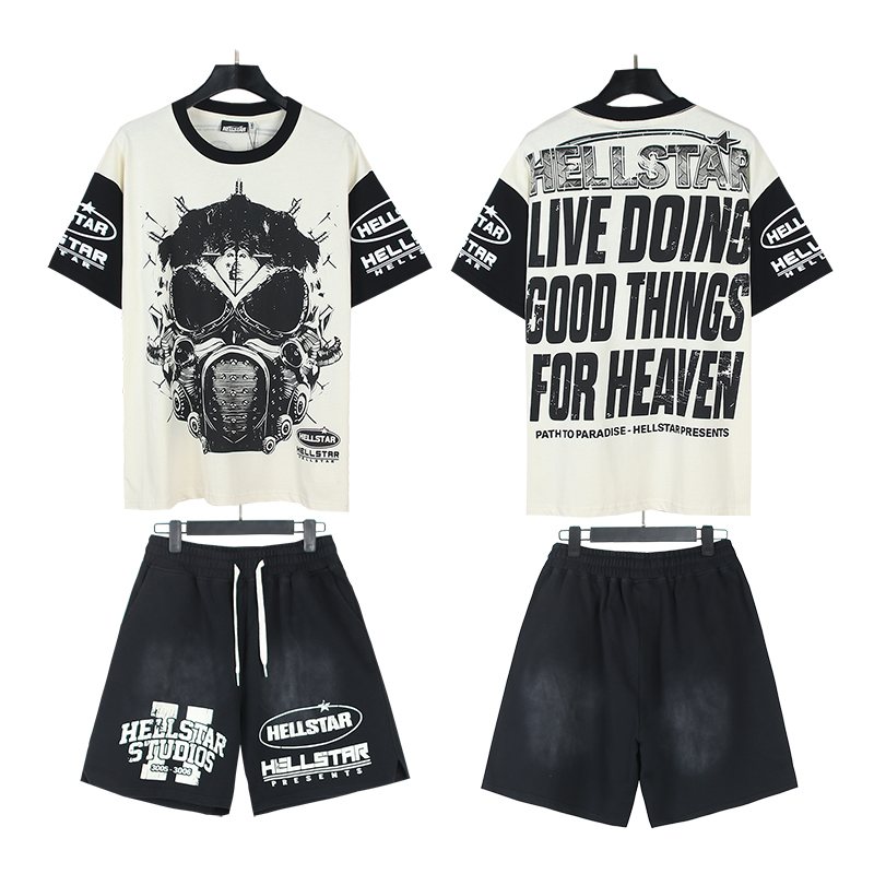 HS Gas Mask Heaven T-Shirt & Shorts Set ¡ª front