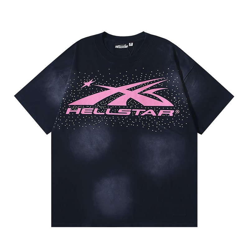HS Pink Rhinestone Graphic Black T-Shirt ¡ª hero