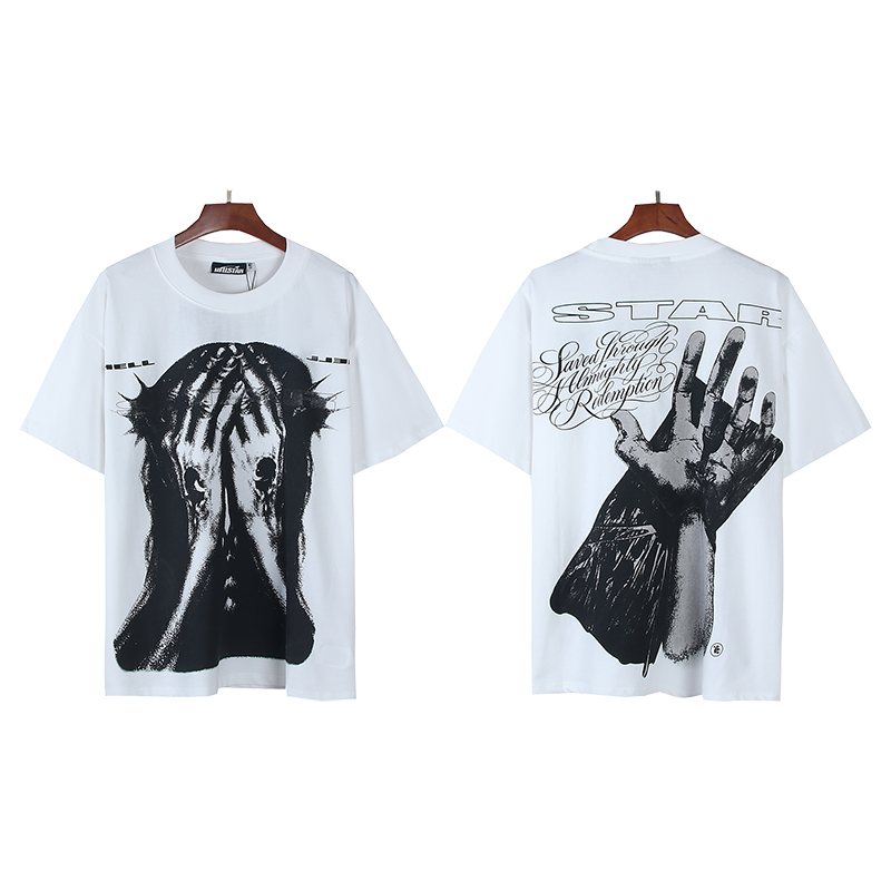 HS White Front & Back Graphic Short-Sleeve T-Shirt ¡ª hero