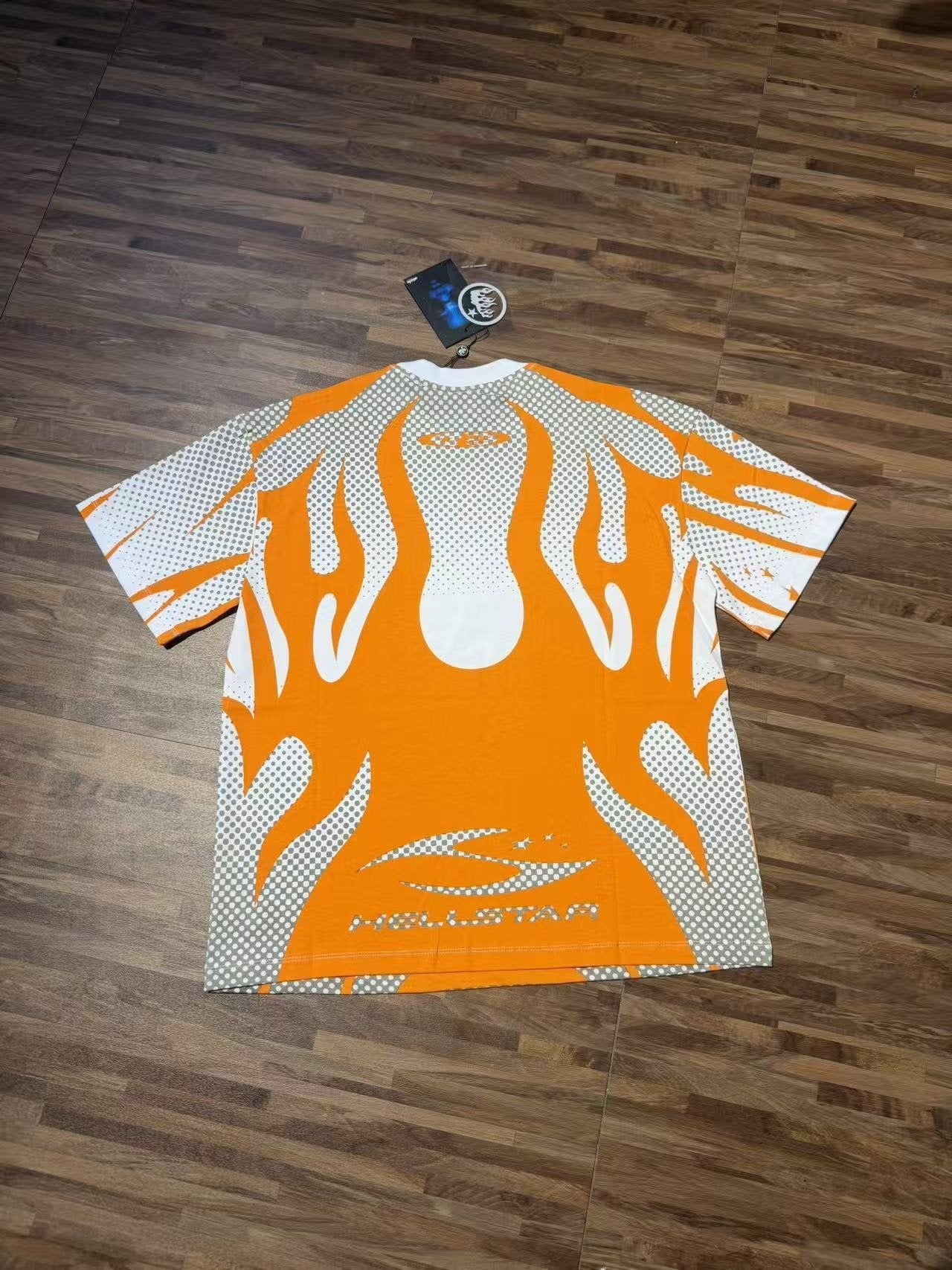 HS Orange Flame Graphic T-Shirt ¡ª back