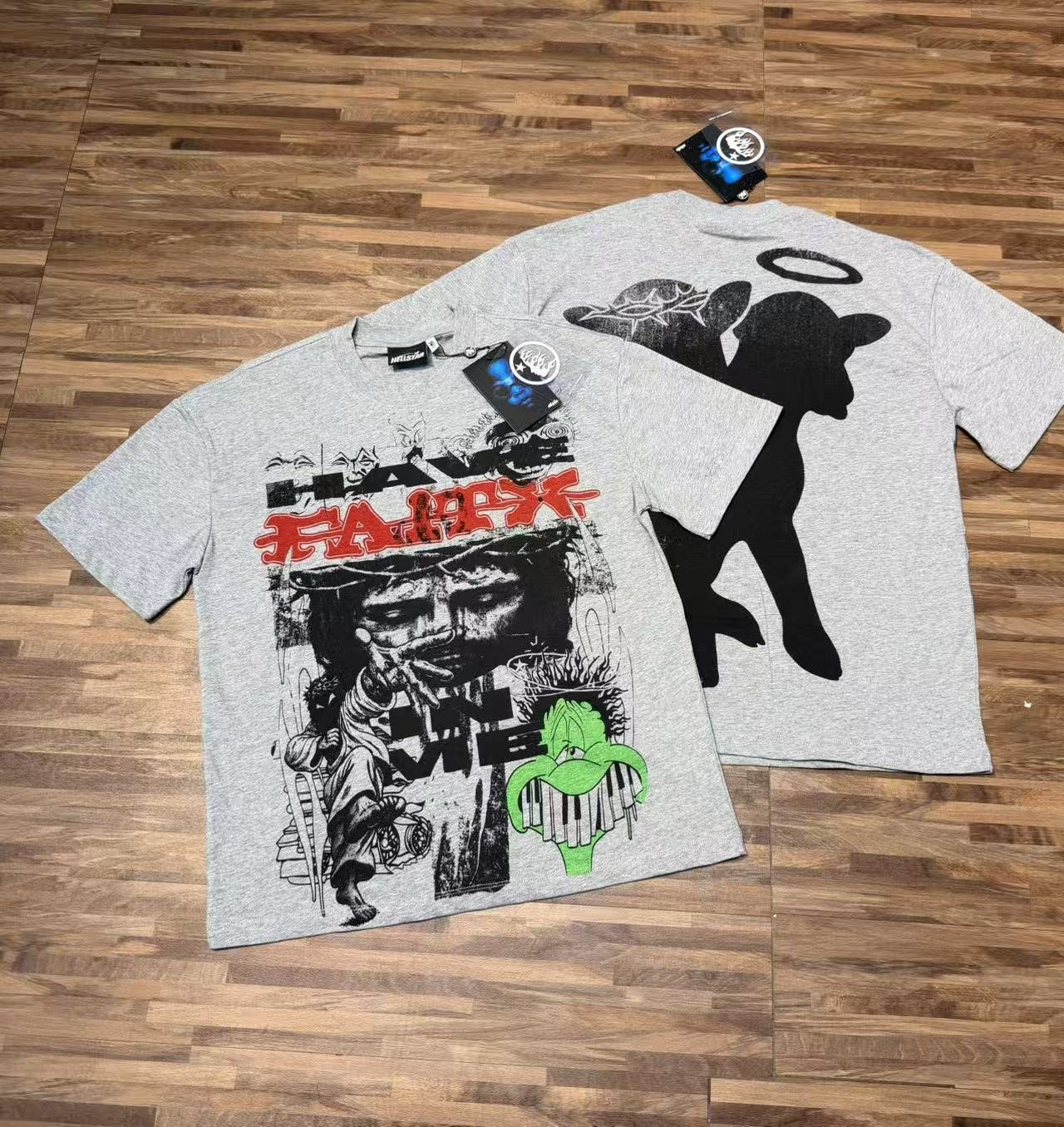 HS Red & Green Graphic Short-Sleeve T-Shirt ¡ª context
