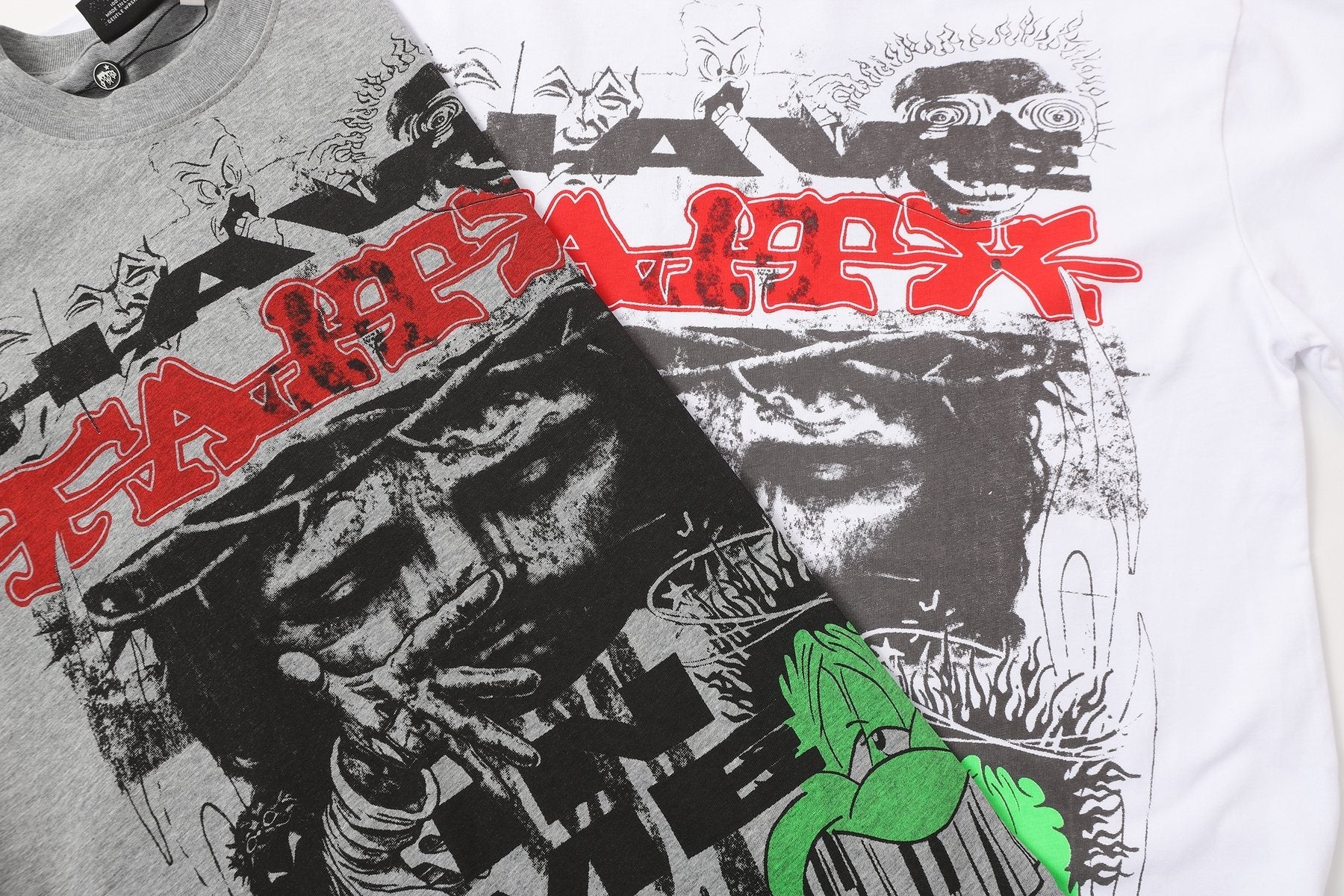 HS Red & Green Graphic Short-Sleeve T-Shirt ¡ª detail