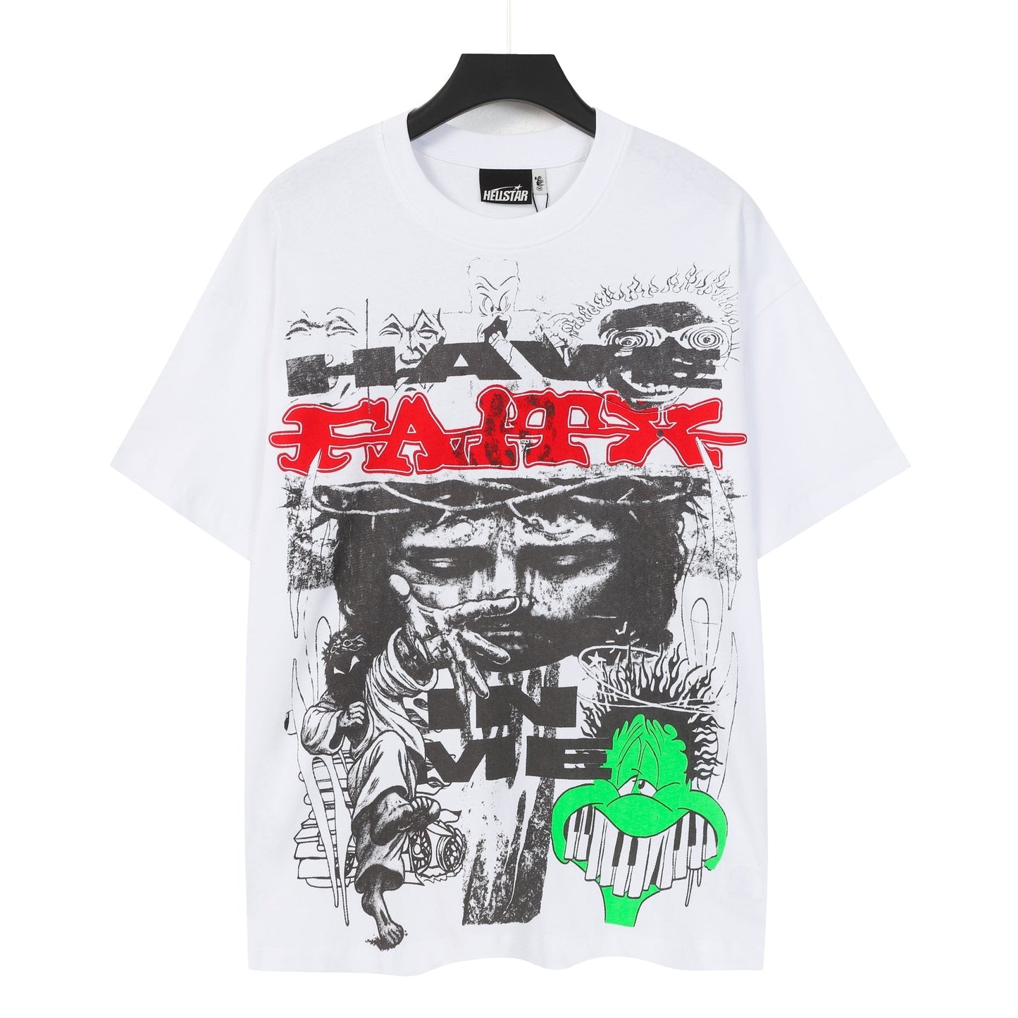 HS Red & Green Graphic Short-Sleeve T-Shirt ¡ª front