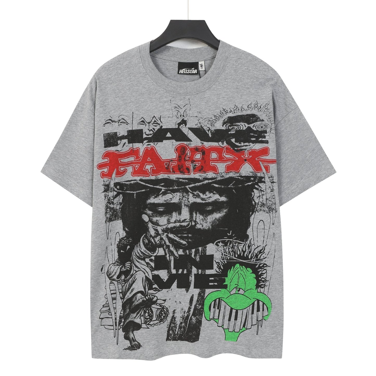 HS Red & Green Graphic Short-Sleeve T-Shirt ¡ª front
