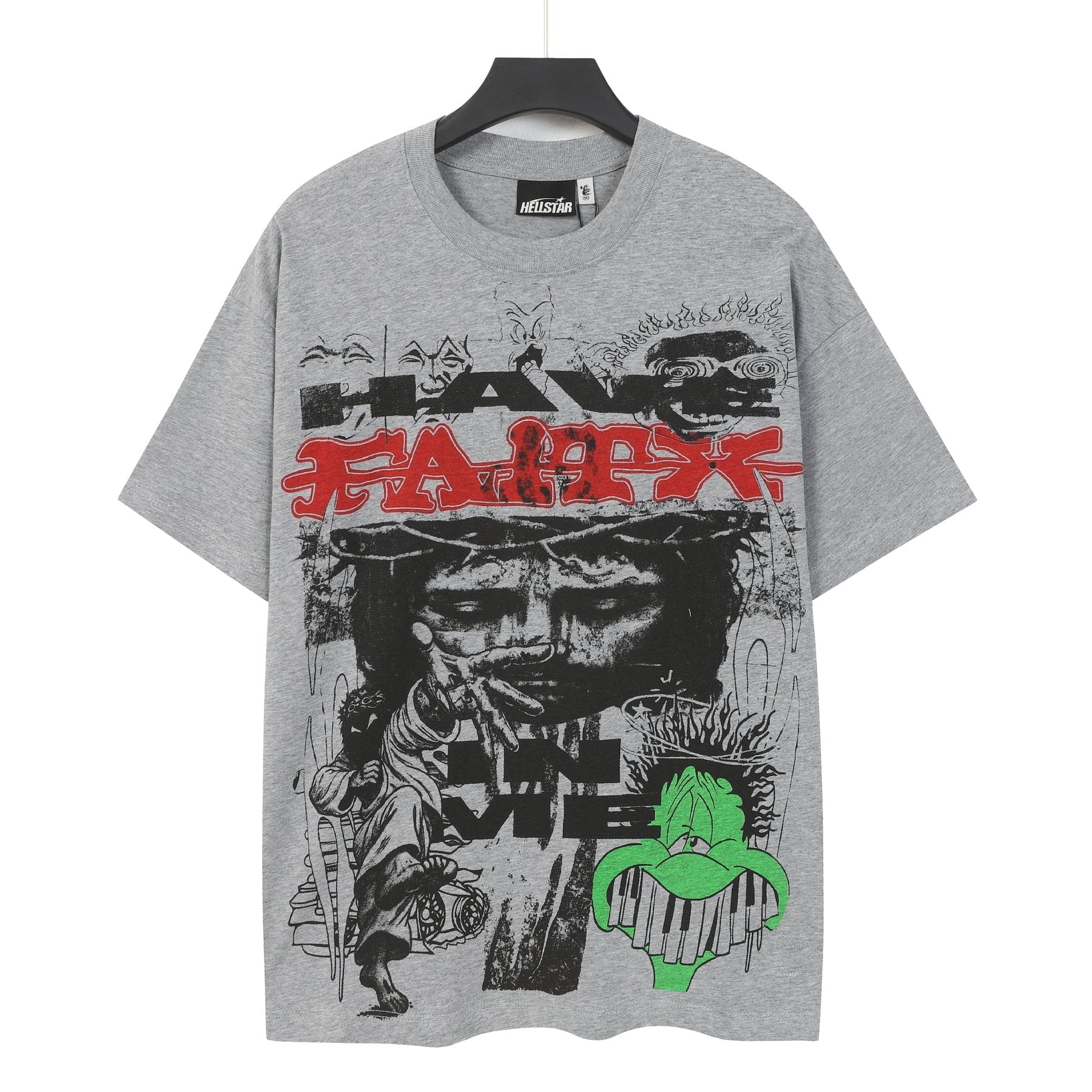 HS Red & Green Graphic Short-Sleeve T-Shirt ¡ª front