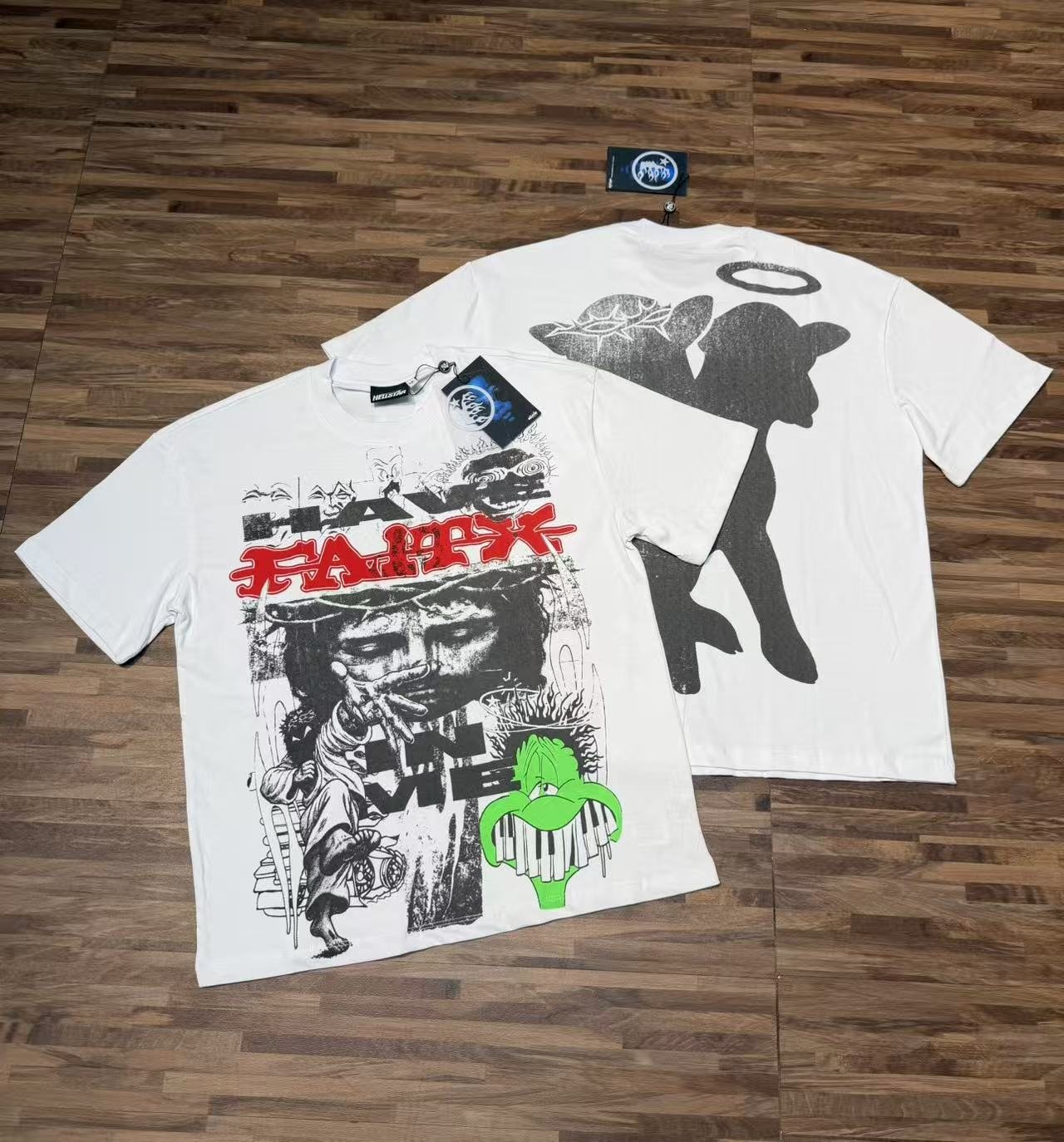 HS Red & Green Graphic Short-Sleeve T-Shirt ¡ª context