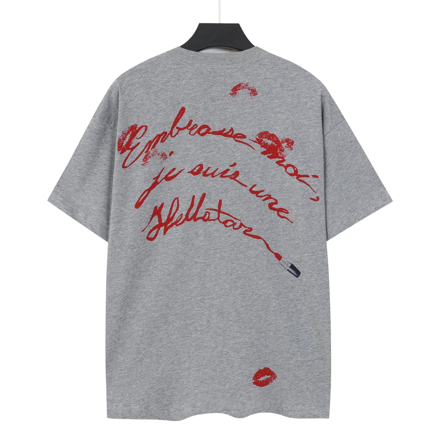 HS Face & Lipstick Graphic Short-Sleeve T-Shirt ¡ª back