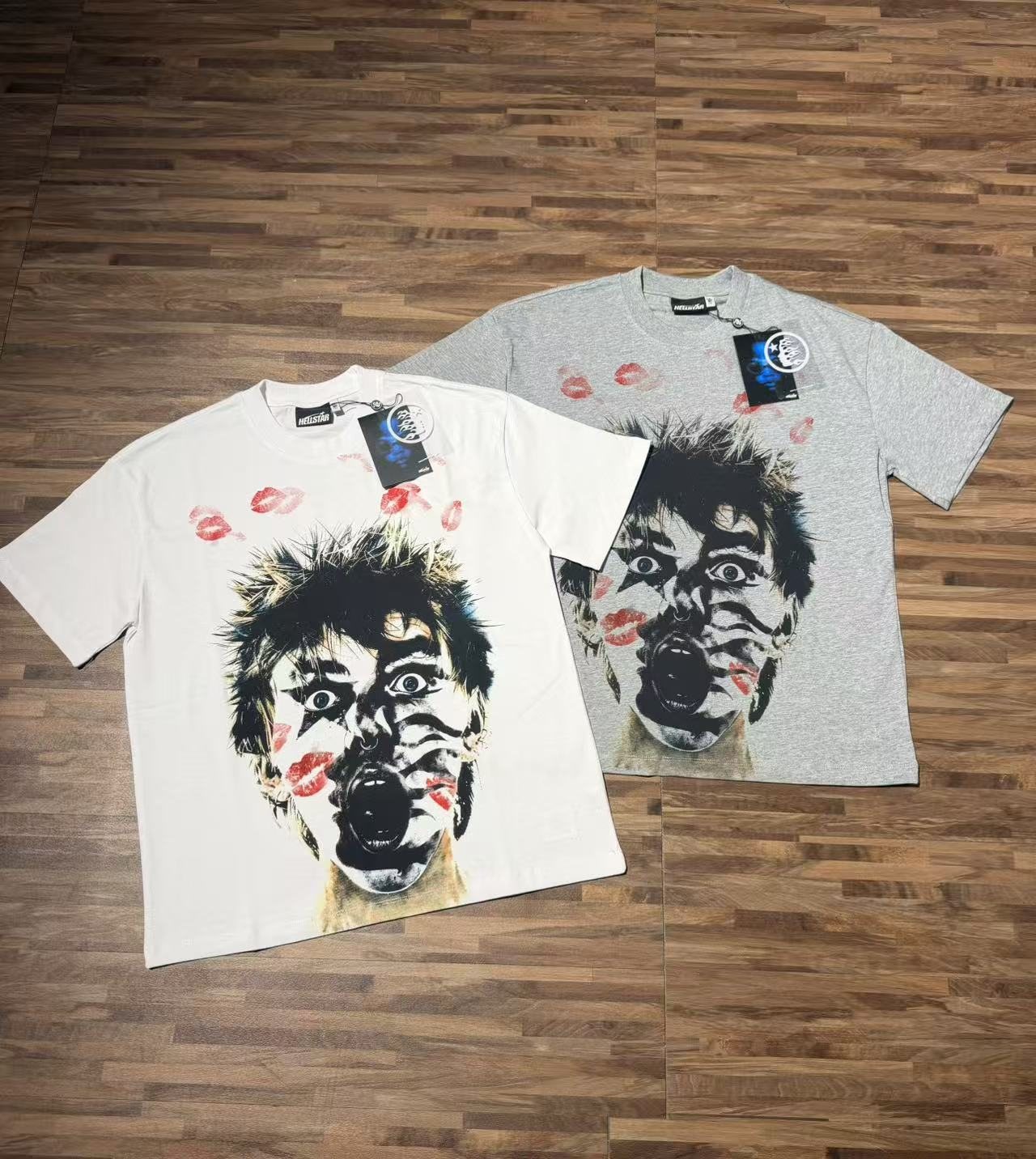 HS Face & Lipstick Graphic Short-Sleeve T-Shirt ¡ª context