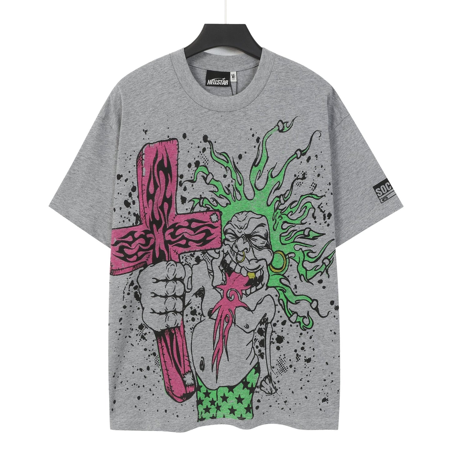 HS Front & Back Graphic T-Shirt - Heather Gray ¡ª hero
