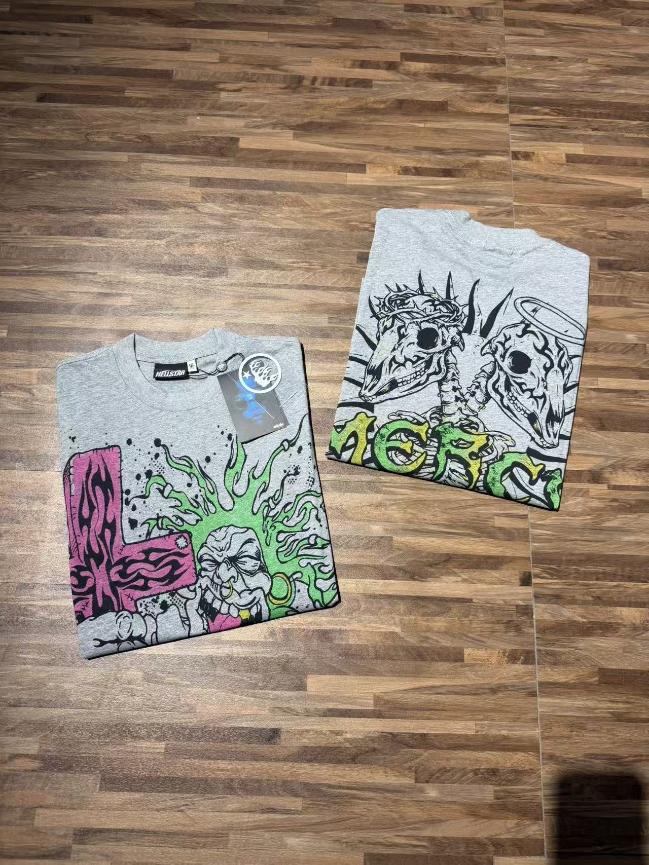 HS Front & Back Graphic T-Shirt - Heather Gray ¡ª context