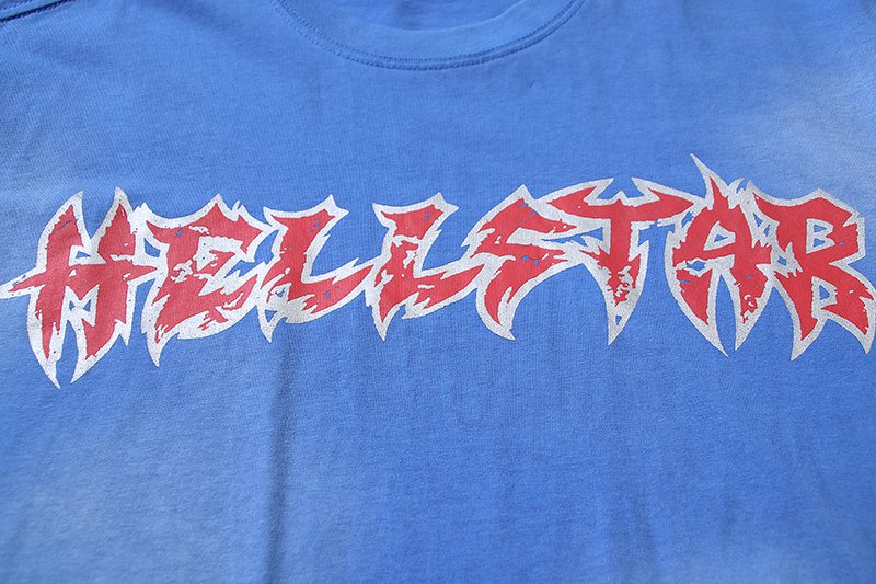 HS Washed Blue Graphic T-Shirt ¡ª detail