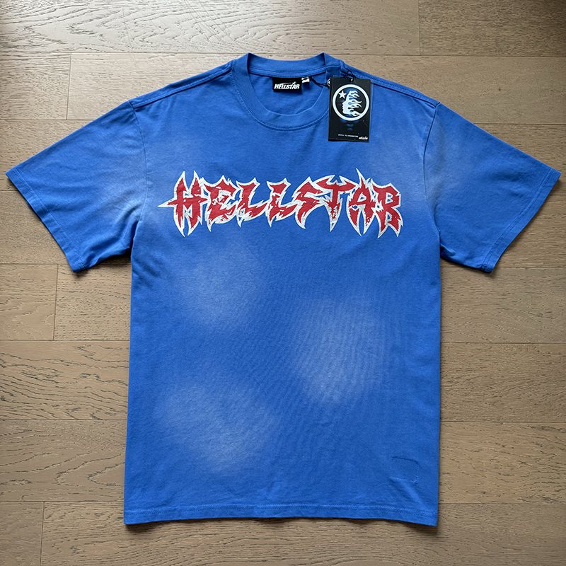 HS Washed Blue Graphic T-Shirt ¡ª front