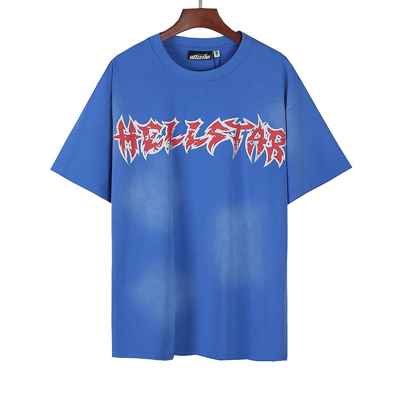 HS Washed Blue Graphic T-Shirt ¡ª front
