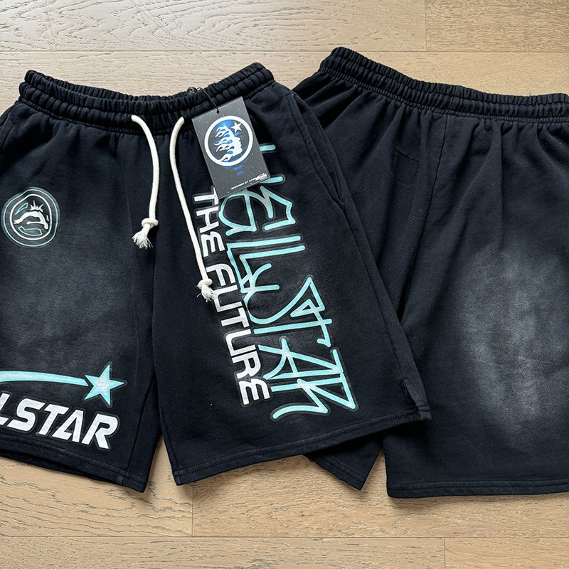 HS The Future Graphic Shorts - Washed Black ¡ª context