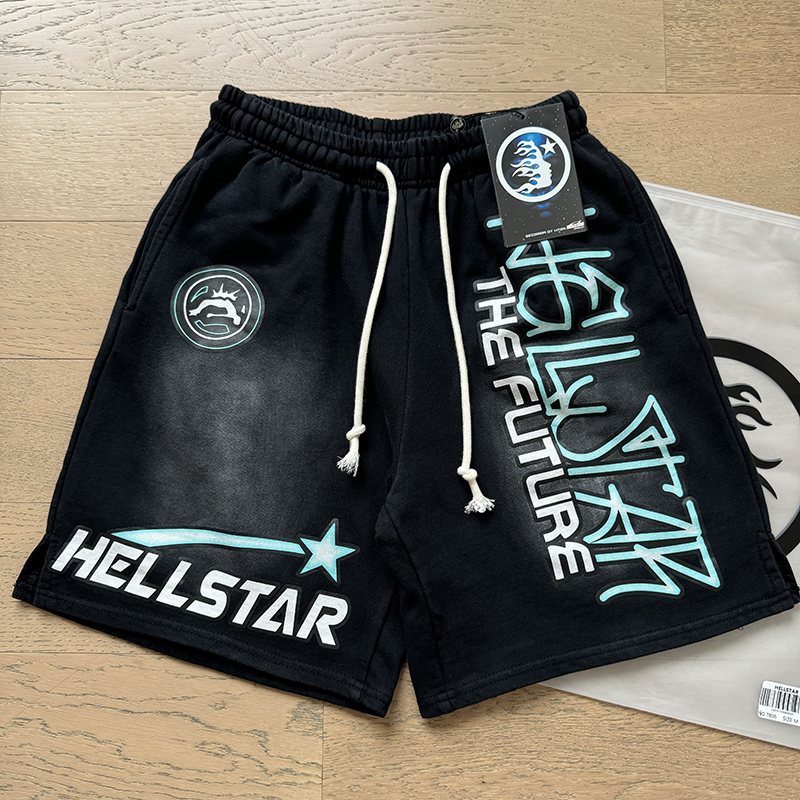 HS The Future Graphic Shorts - Washed Black ¡ª context