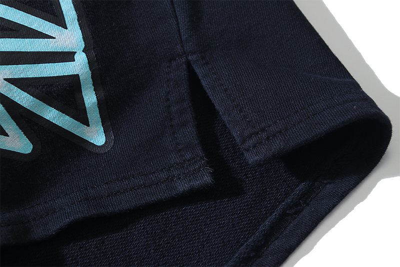 HS The Future Graphic Shorts - Washed Black ¡ª detail