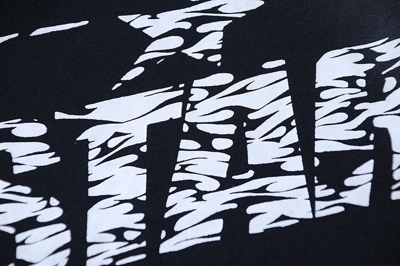 HS Washed Black Face Graphic T-Shirt ¡ª detail