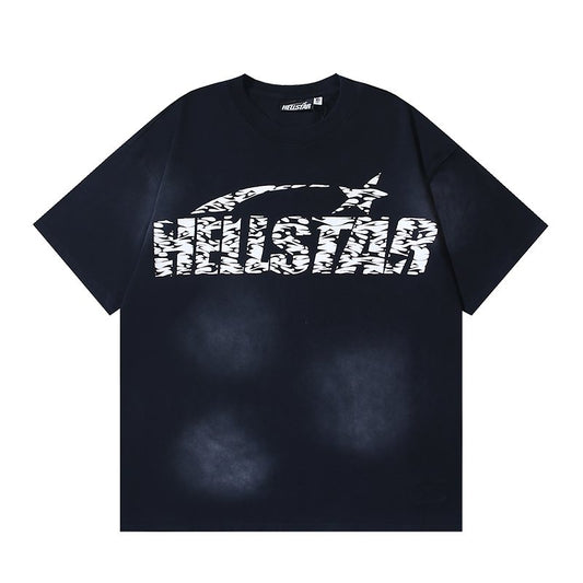 HS Washed Black Face Graphic T-Shirt ¡ª hero