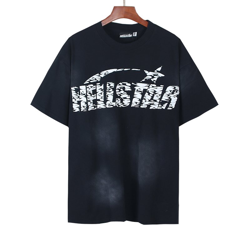 HS Washed Black Face Graphic T-Shirt ¡ª front