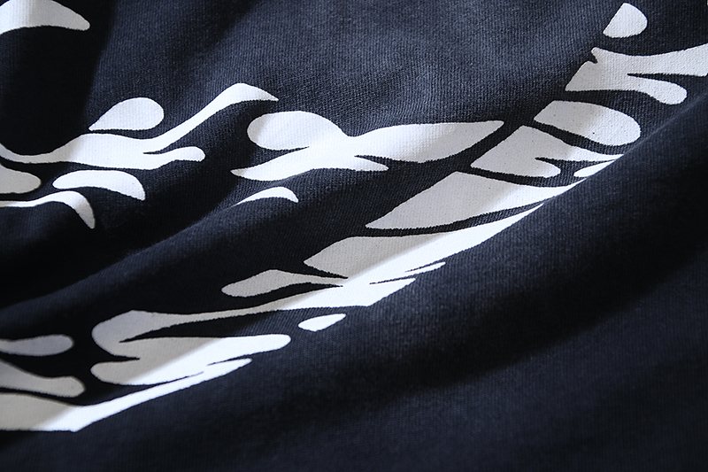HS Washed Black Face Graphic T-Shirt ¡ª detail