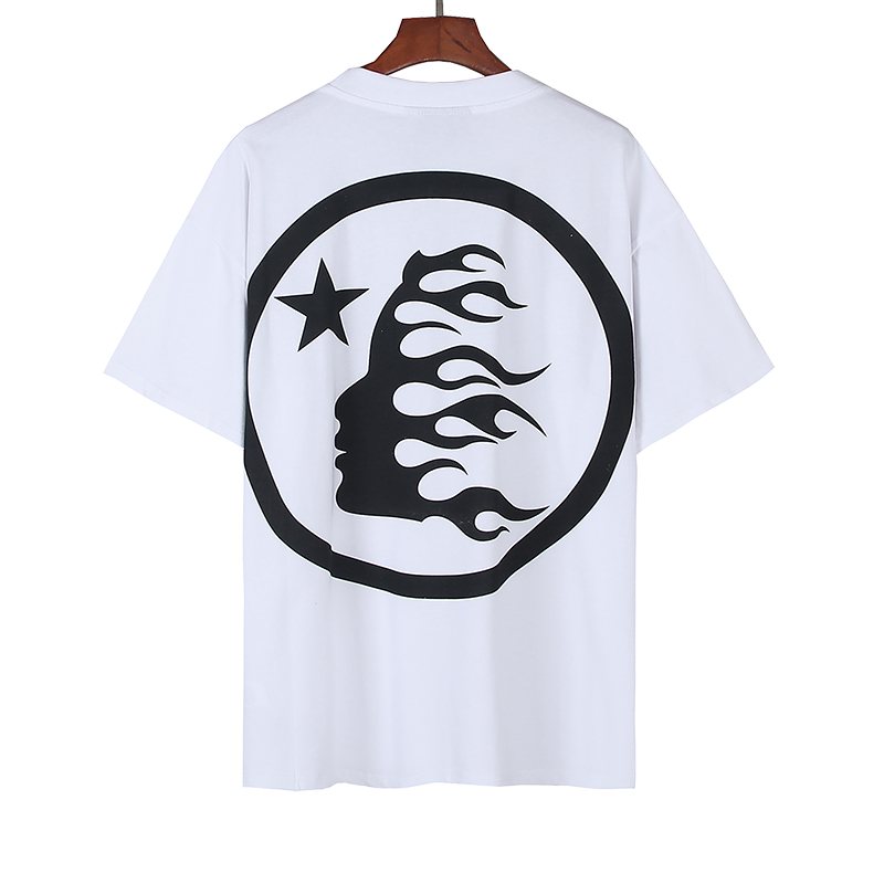 HS Rhinestone Flame Graphic T-Shirt ¡ª back