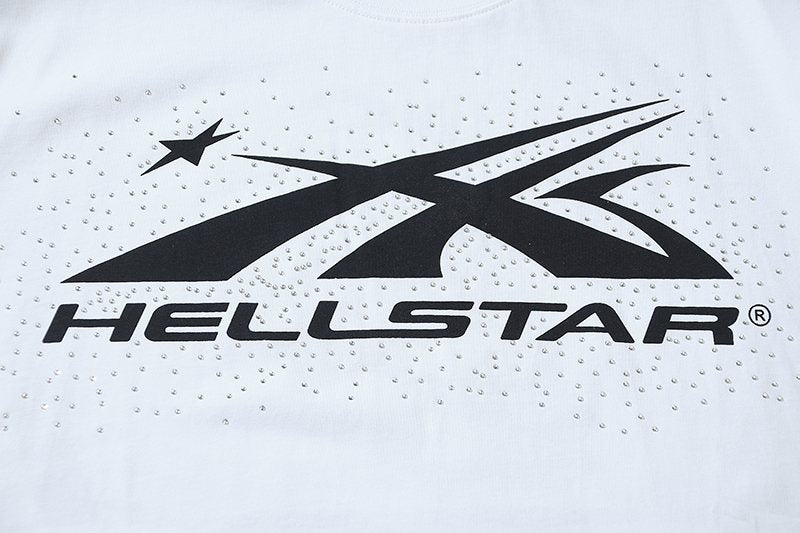 HS Rhinestone Flame Graphic T-Shirt ¡ª detail