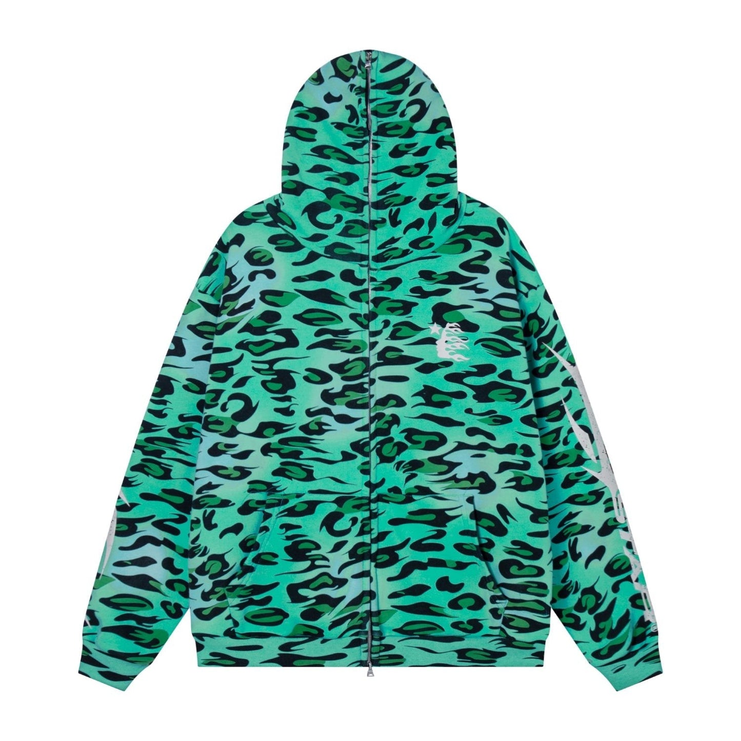 HS Camo Graphic Zip Hoodie ¡ª front