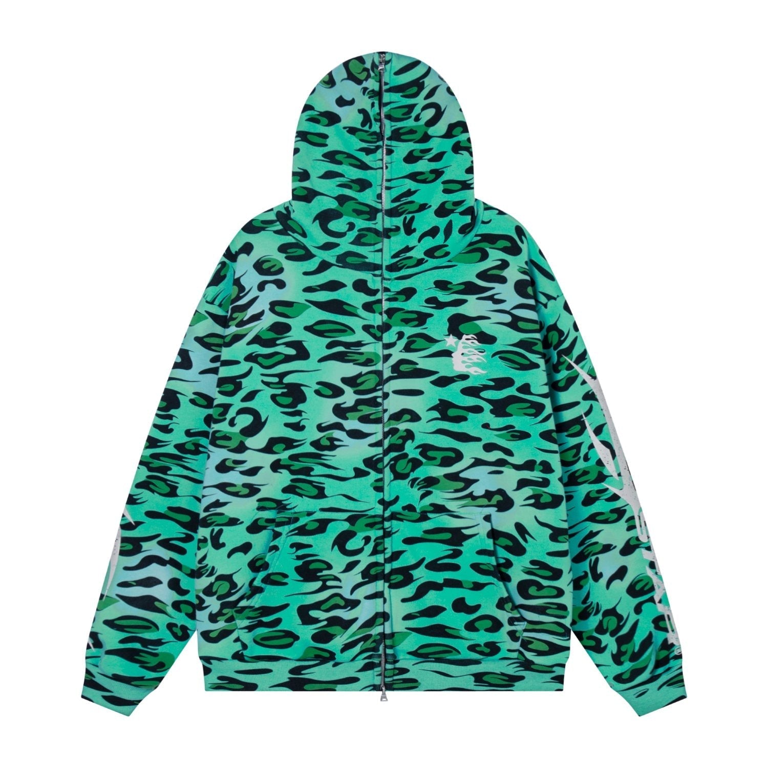 HS Camo Graphic Zip Hoodie ¡ª front
